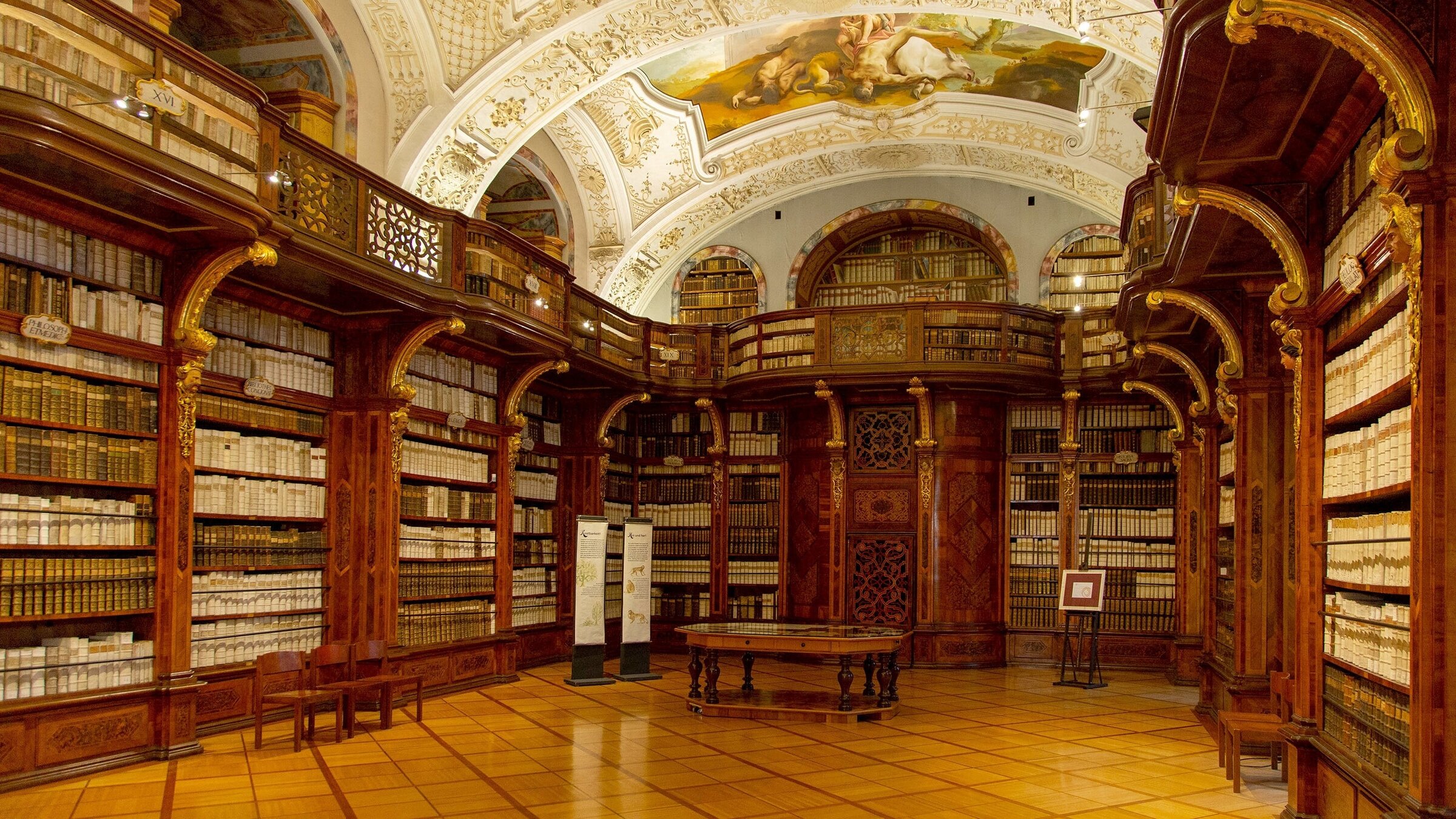 "Land der Teiche - die Kultivierung des Waldviertels": Bibliothek Geras.