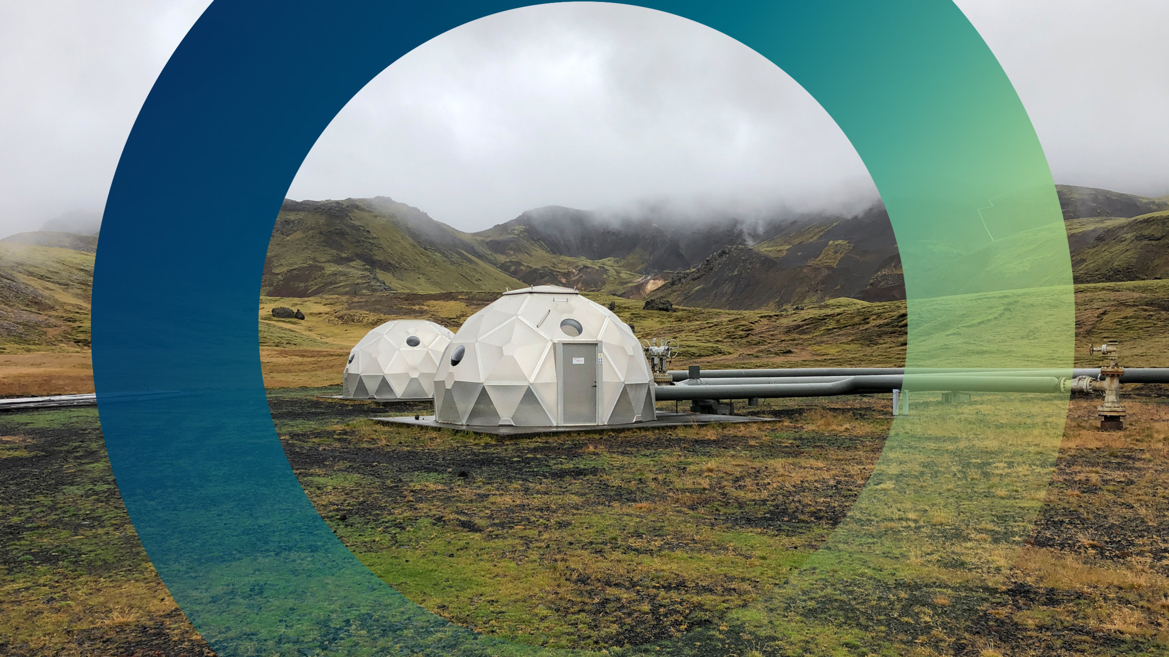 "planet e.: Hightech für das Klima - Retten schlaue Ideen den Planeten?": Spezielle Iglus befördern Co2 in die vulkanische Erde.