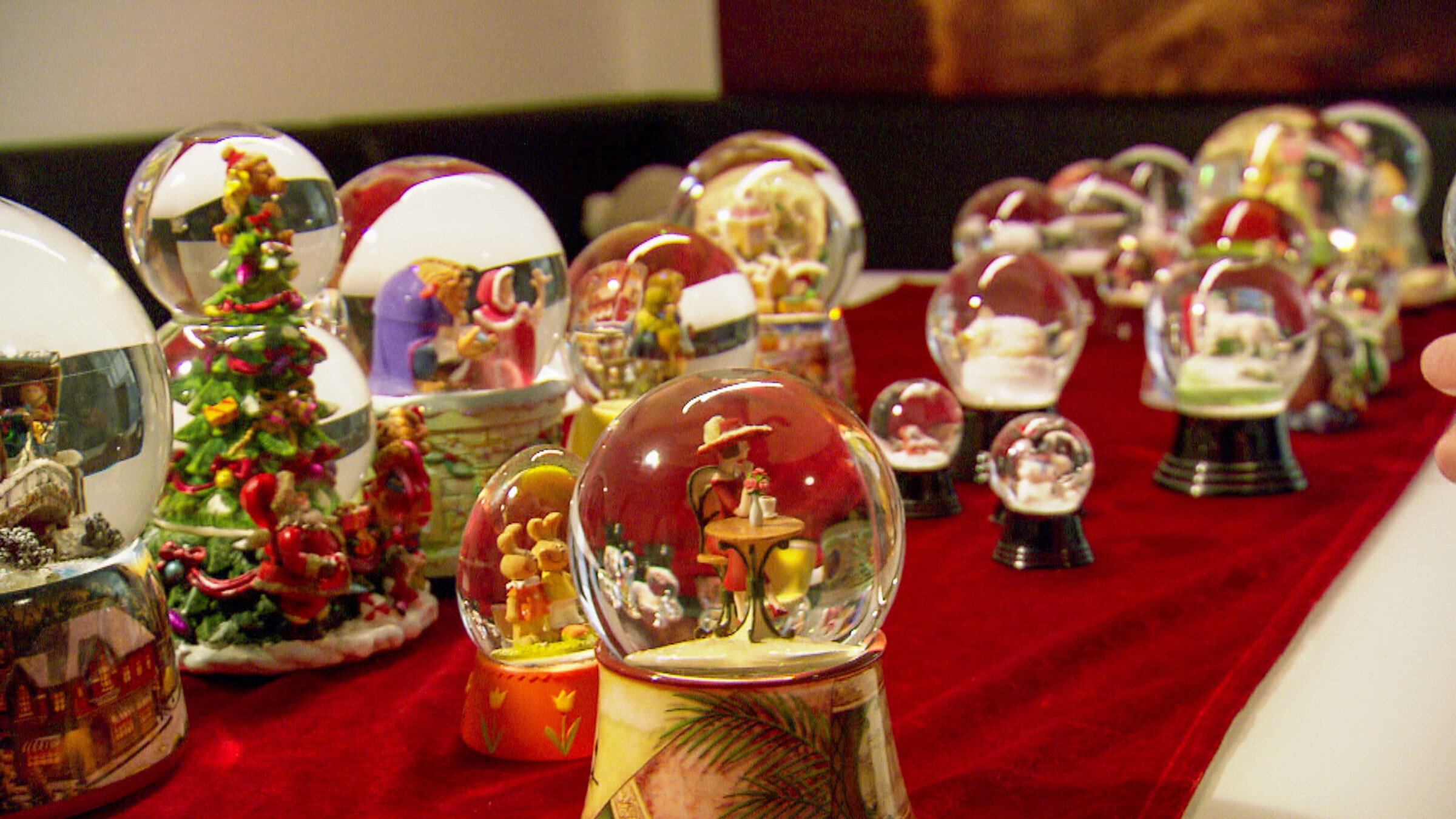 "Die Schneekugel": Schneekugeln.