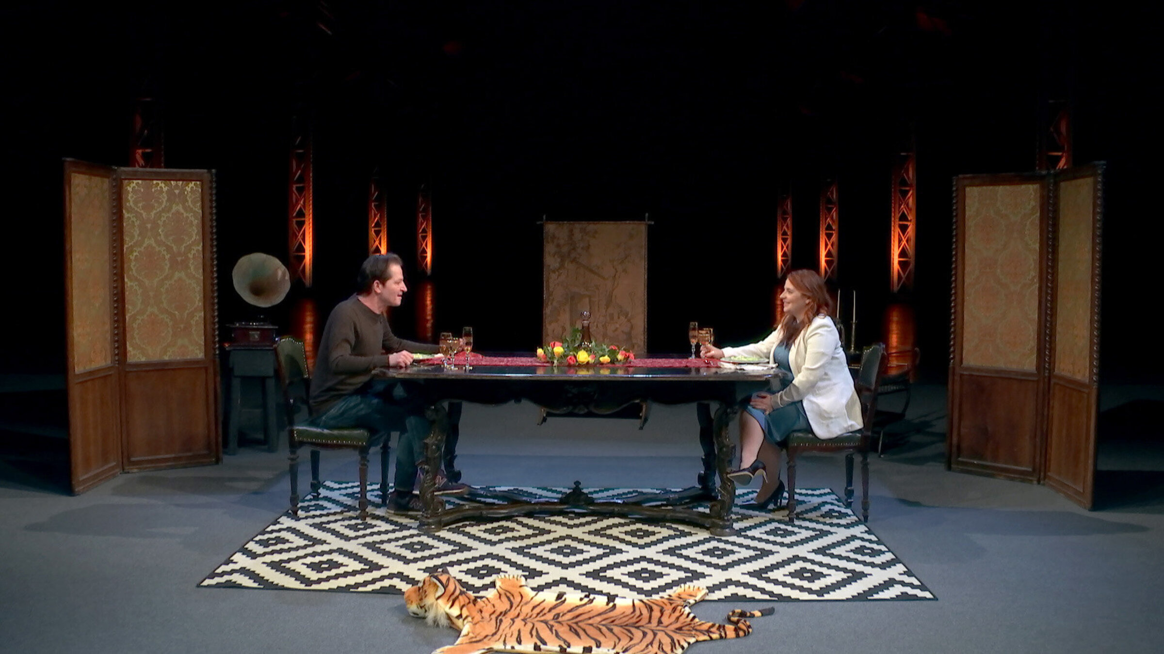 "Dinner für Zwei (5/8) - Clemens Haipl & Isabell Pannagl": Clemens Haipl, Isabell Pannagl.