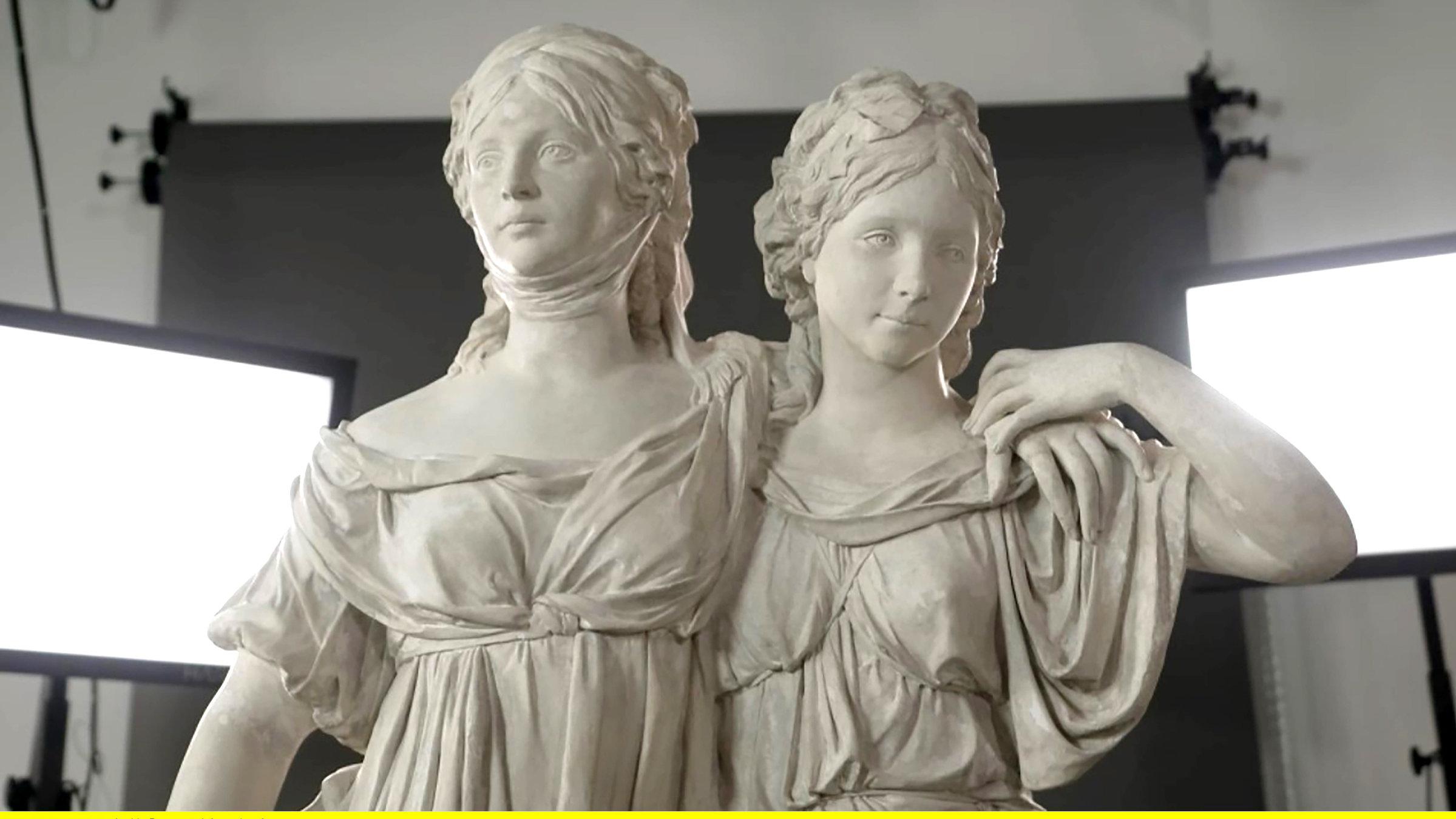 "4 Königinnen": Restaurierung der Prinzessinnengruppe in den Staatlichen Museen zu Berlin.