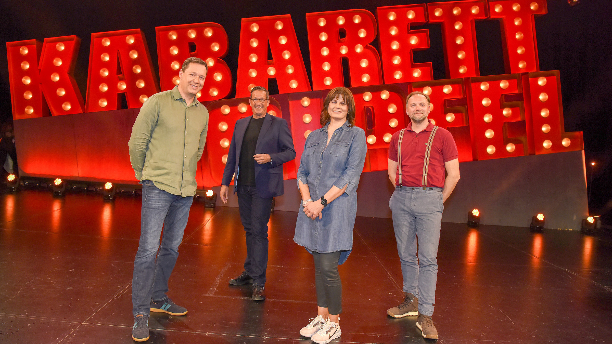"Kabarettgipfel (2/2)": Alex Kristan, Viktor Gernot, Eva Maria Marold, Thomas Stipsits.