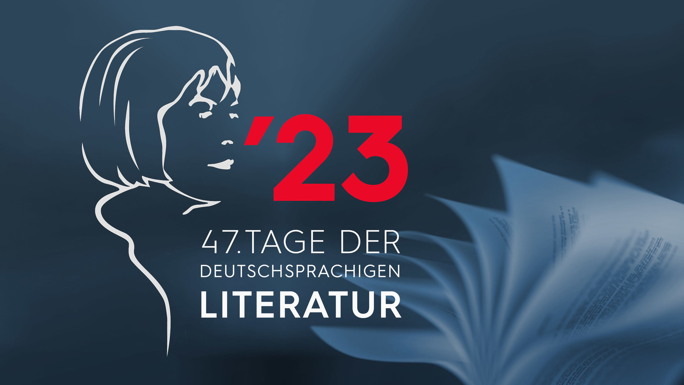 "47. Tage der deutschsprachigen Literatur": Logo mit Schriftzug 47. Tage der deutschsprachigen Literatur