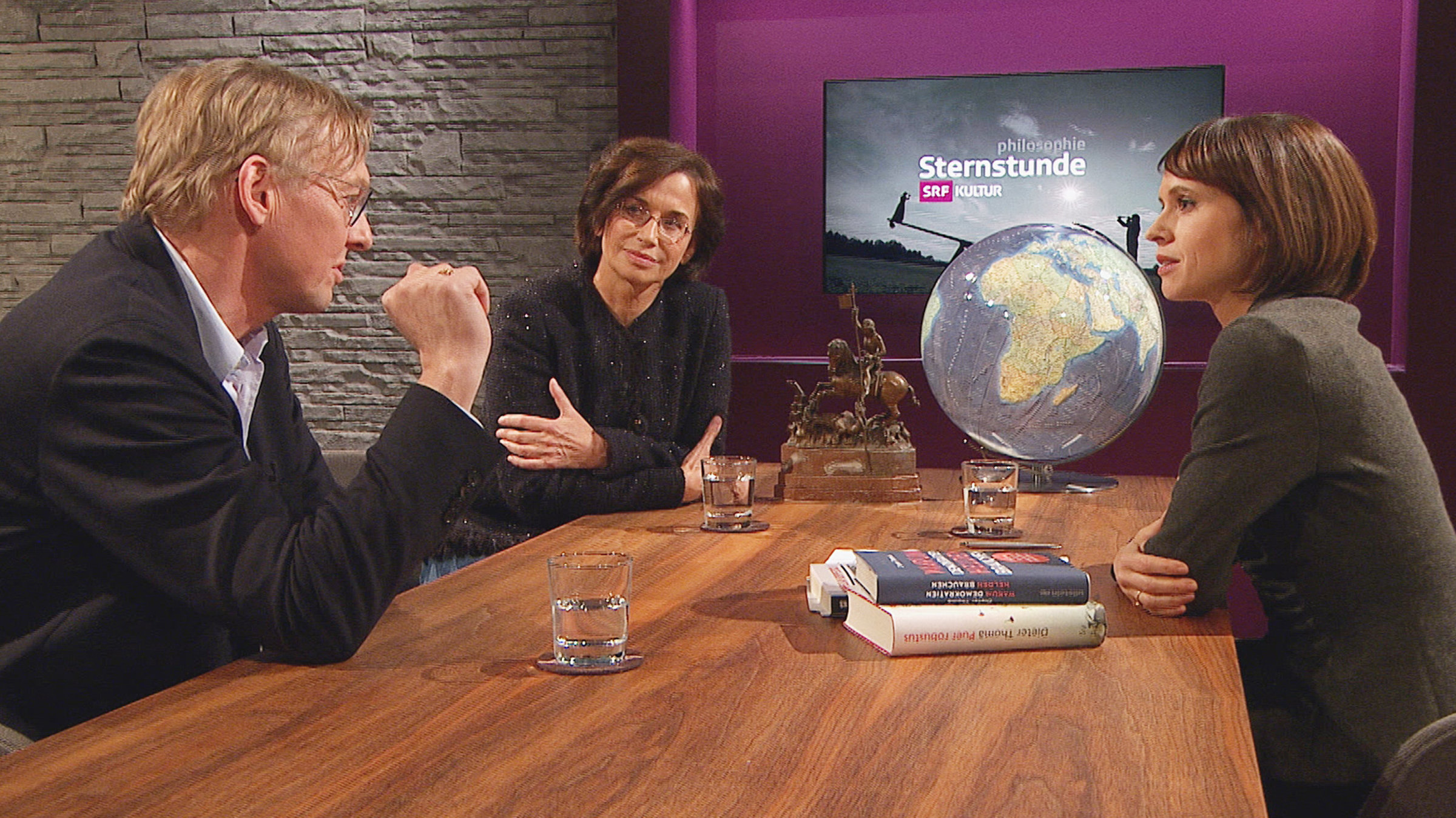 "Brauchen wir neue Helden?": Prof. Dieter Thomä, Prof. Cornelia Koppetsch, Moderatorin Barbara Bleisch