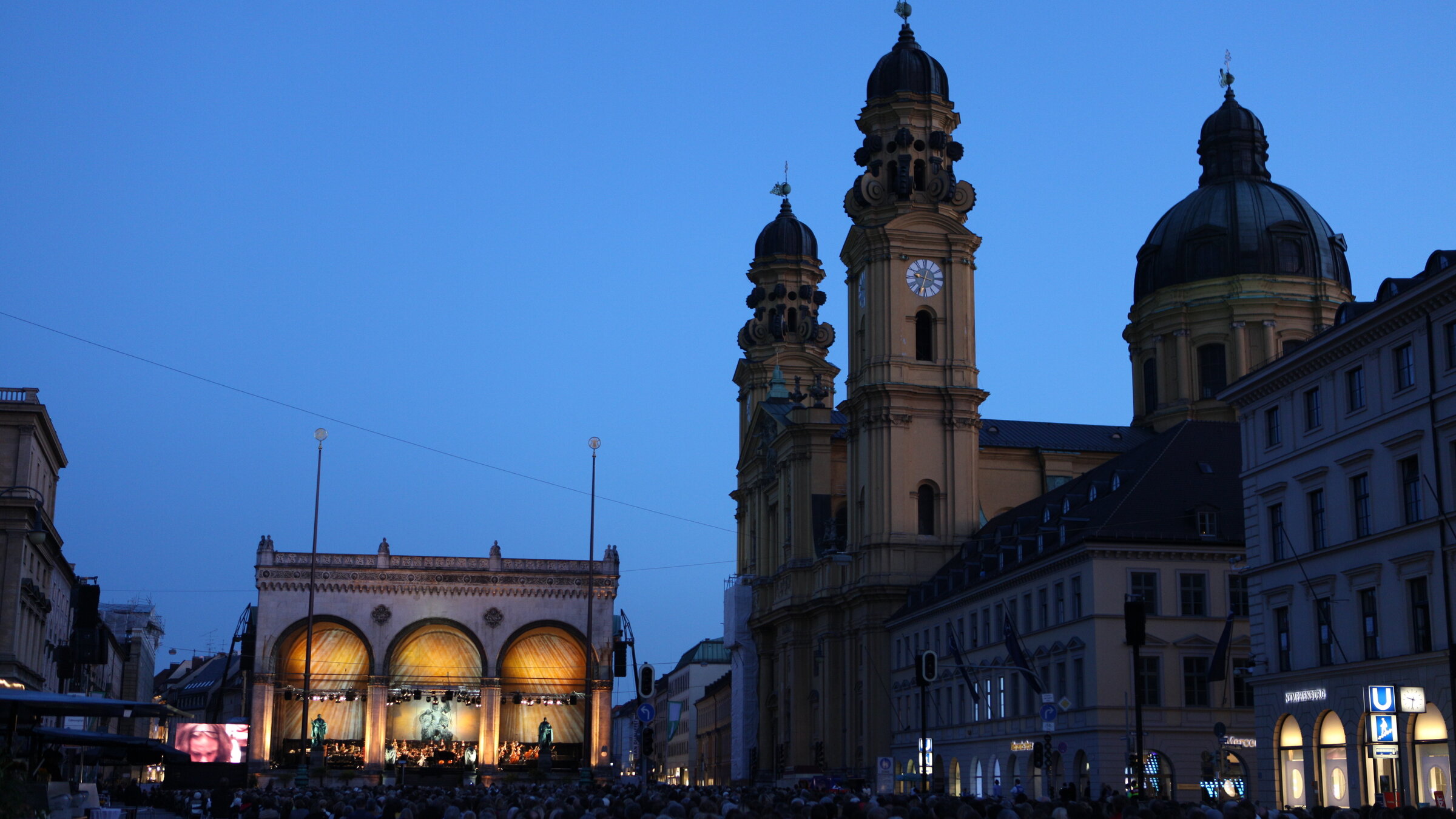 "Klassik am Odeonsplatz 2025": Odeonsplatz München.