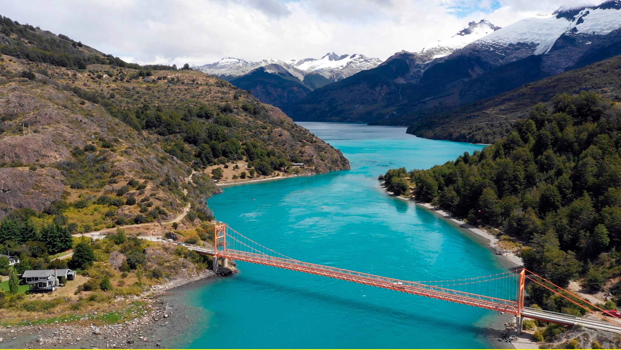 "Nationalparks der Zukunft - Patagonien": Brücke am Lago General Carrera