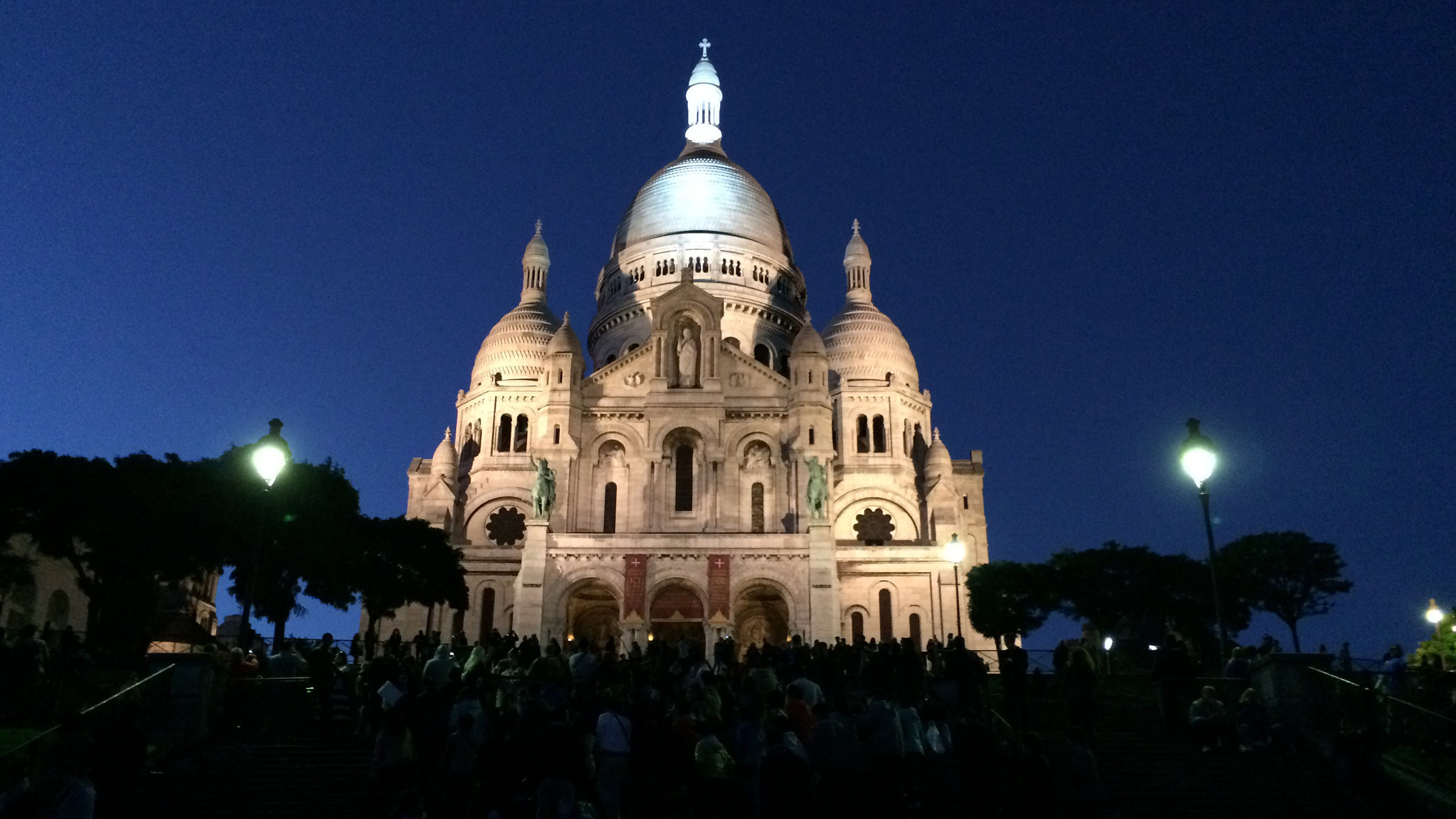 "Paris, da will ich hin!" - Sacre Coeur am Abend