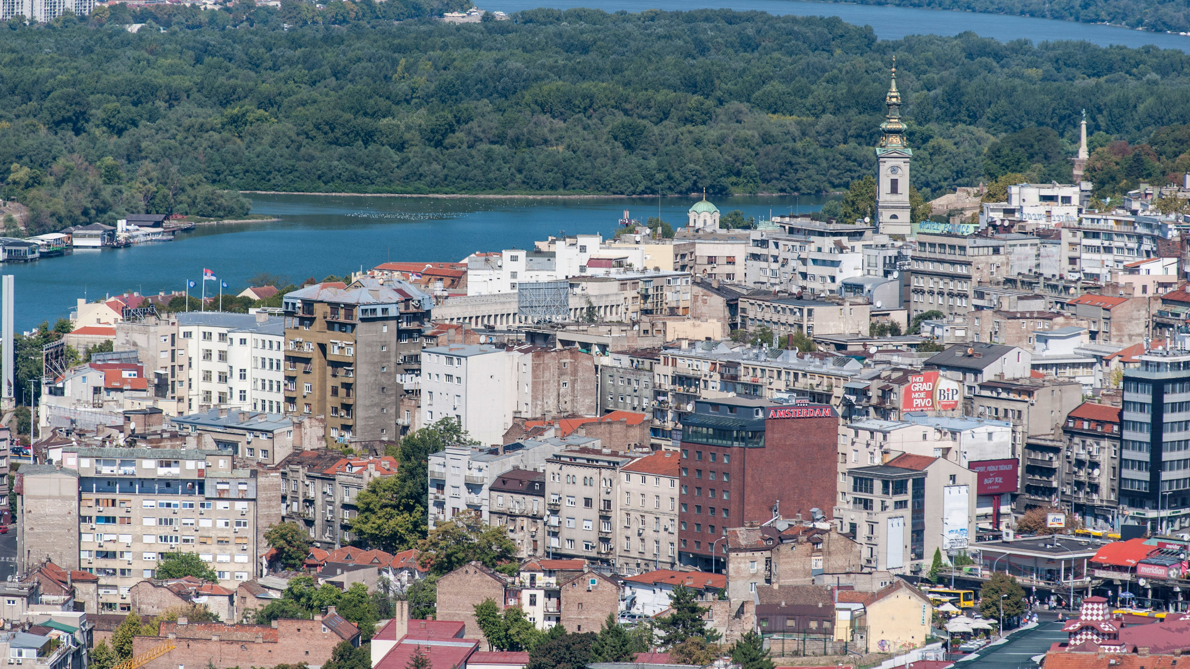 "Metropolen des Balkans (2/5) - Belgrad": Die Belgrader Altstadt an der Mündung der Save in die Donau.