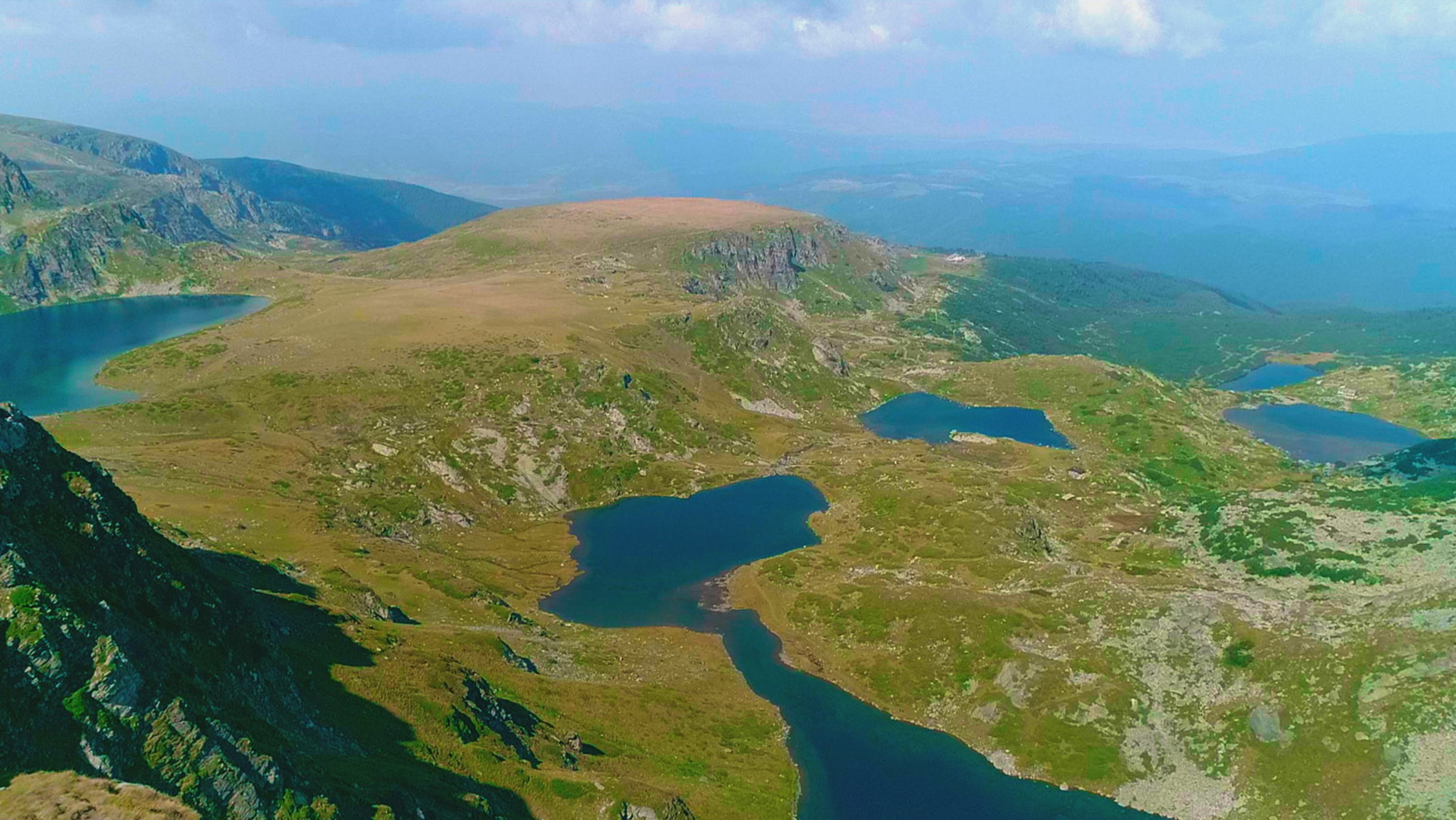 "Bulgariens Bergwelten: Rila, Pirin und Rhodopen": Blick auf die „Sieben Rila-Seen“ von oben