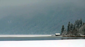 Winteridylle in den österreichischen Alpen