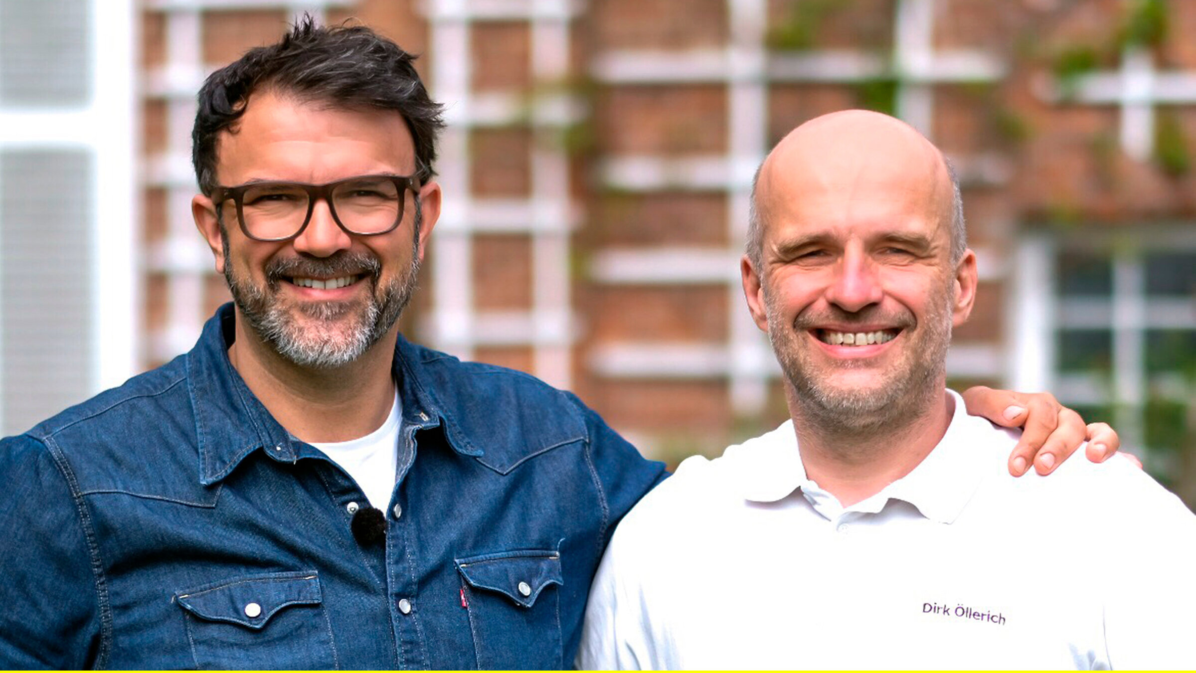 Iss besser! - Tariks wilde Küche - Gutes Brot aus Grömitz": Tarik Rose und Bio-Bäckermeister Dirk Öllerich vom Hof Klostersee.