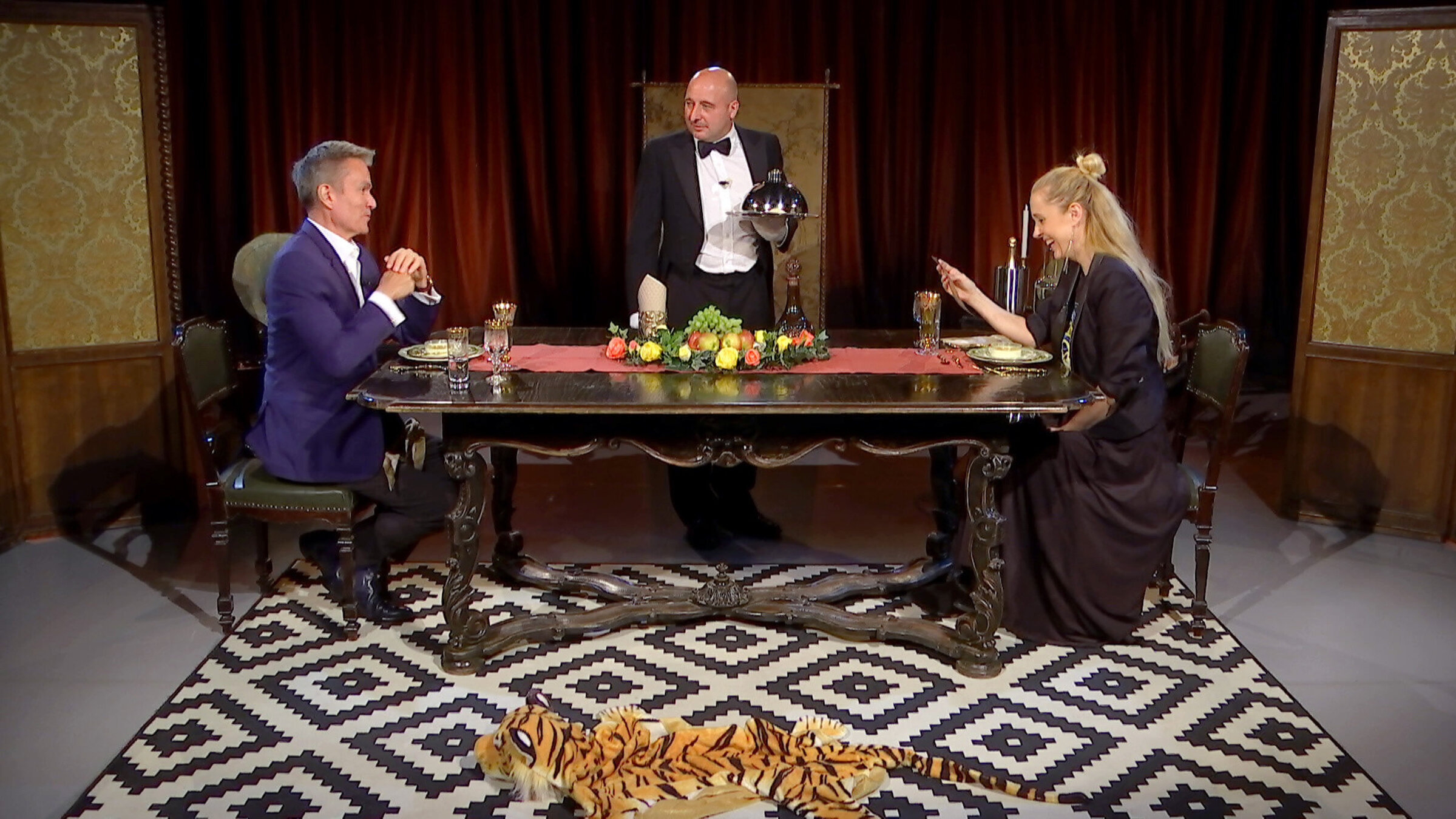 "Dinner für Zwei - Lilian Klebow & Alfons Haider":  Alfons Haider, Christoph Fälbl, Lilian Klebow.