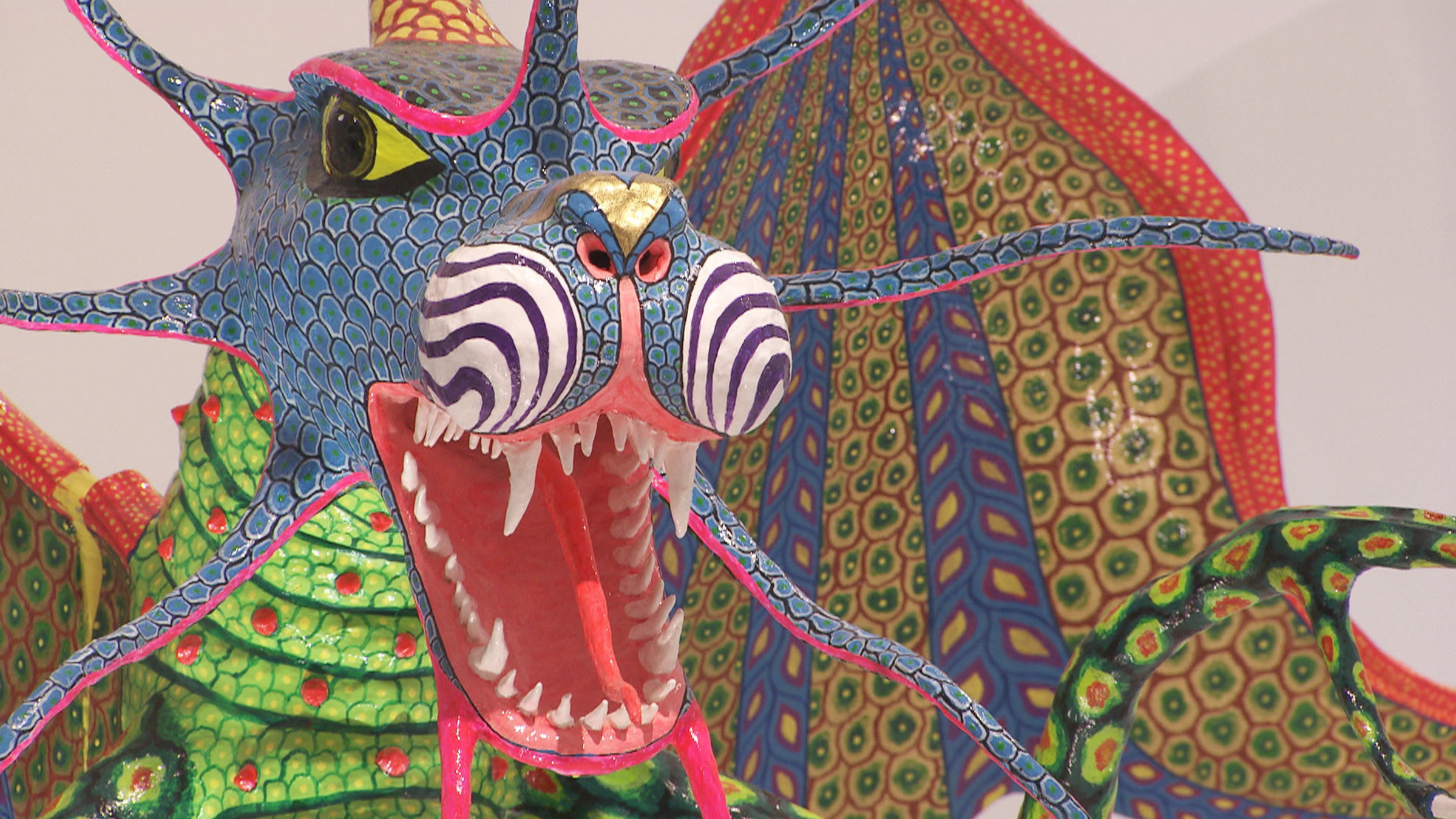 "Im Reich des Regenbogens - Abenteuer Farbe": Alebrijes.