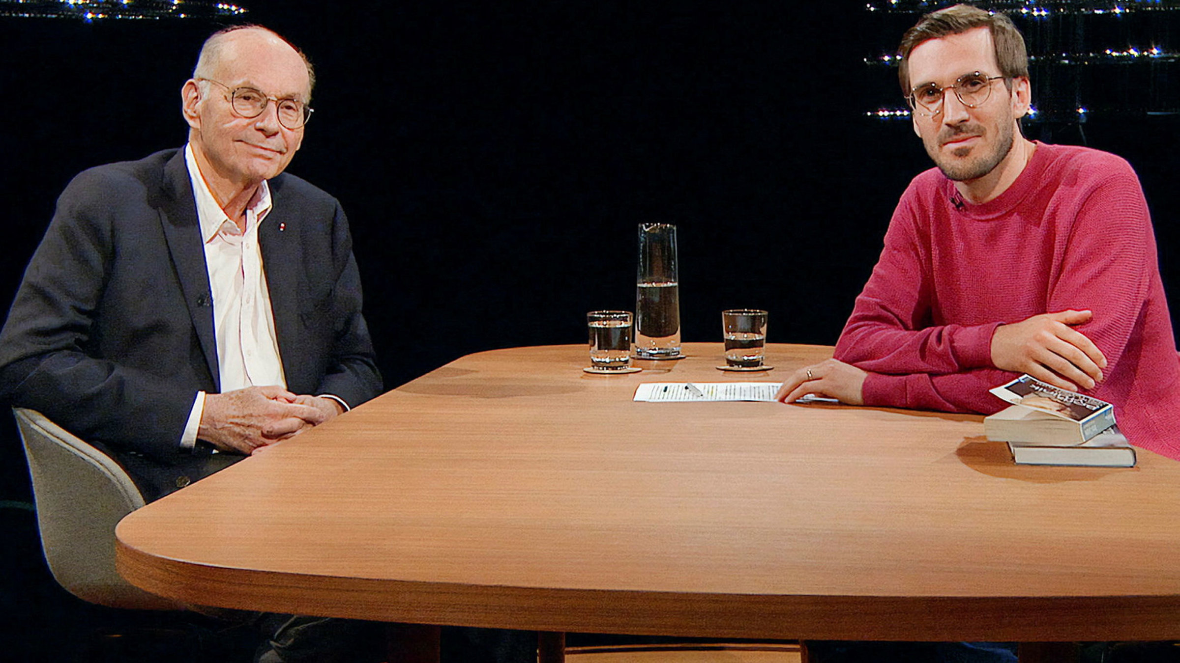 "Boris Cyrulnik – Trauma und Resilienz": Boris Cyrulnik, Neuropsychiater, und Moderator Yves Bossart.