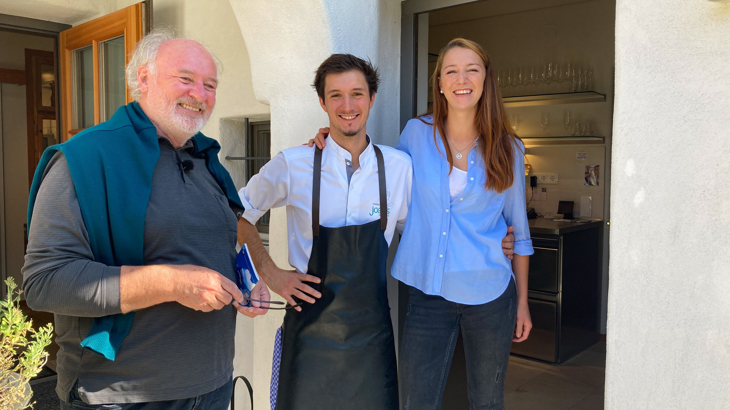 "Der Geschmack Europas - Kamptal und Wagram": Lojze Wieser mit Josef Kellner und Jasmin Wieland von "Josefs Himmelreich".