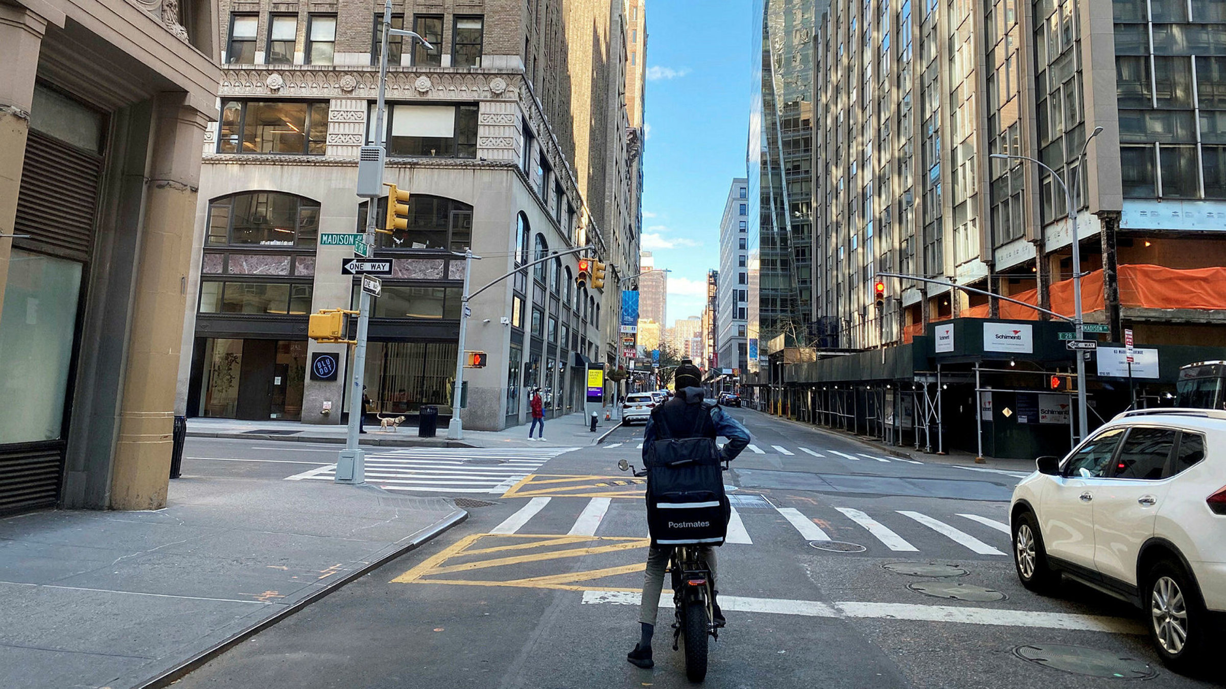 "Corona Hotspot New York": David Nkusi in den leeren Strassen von New York.