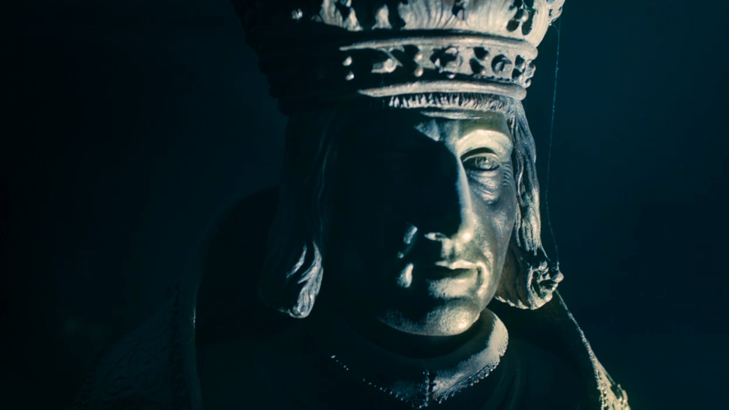 "Maximilian - Der Brautzug zur Macht": Skulptur von Maximilian I.