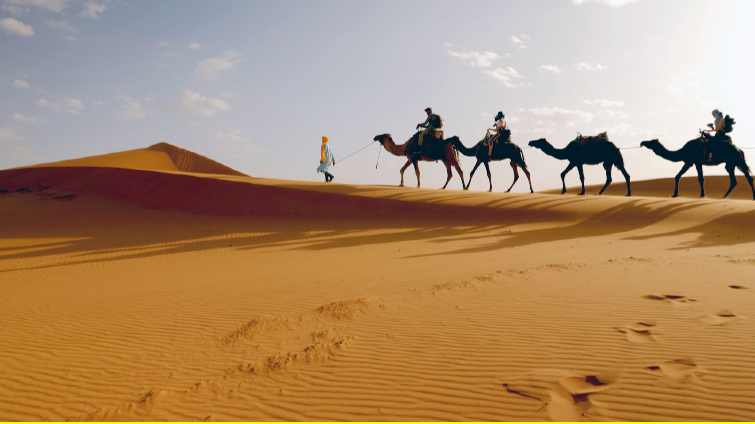 "Marokko erleben": Kameltour durch die Wüste Erg Chebbi.