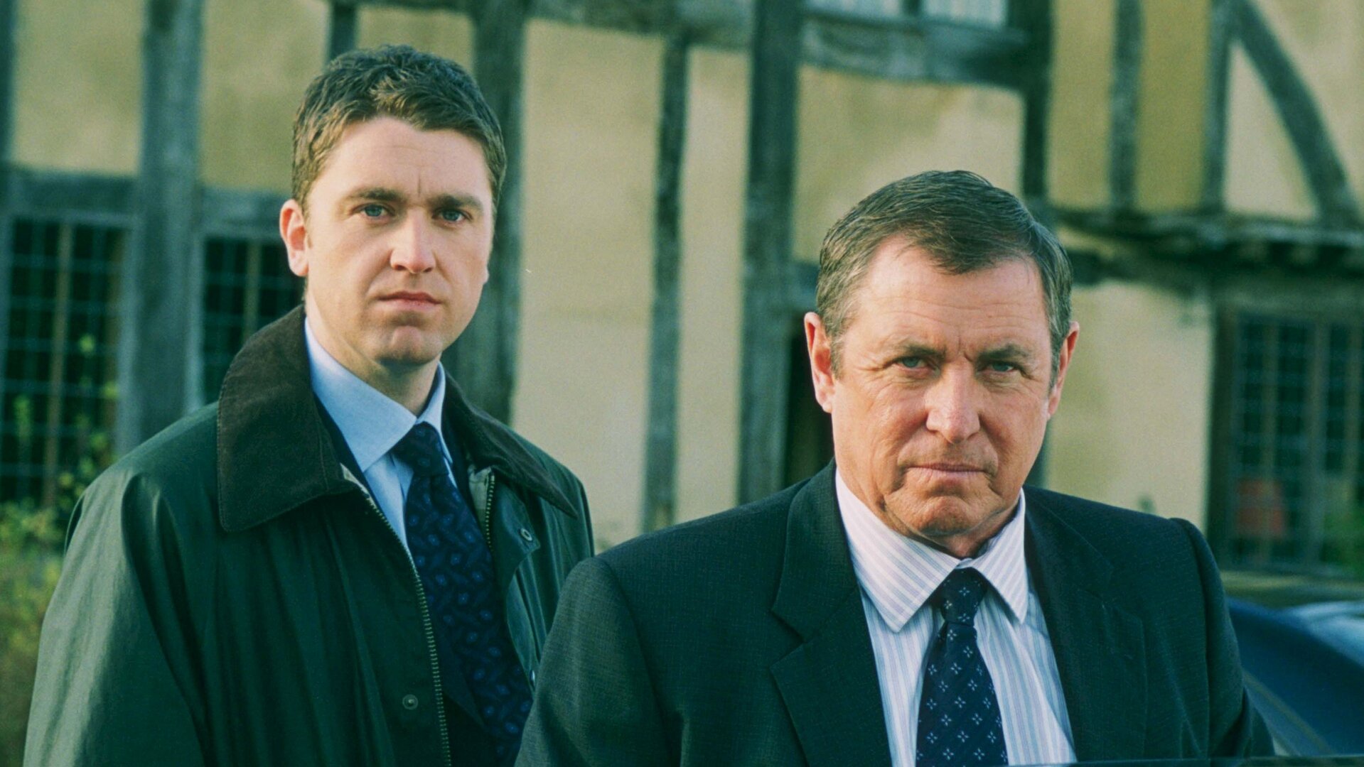 "Inspector Barnaby - Unglücksvögel": DS Gavin Troy (Daniel Casey) und DCI Tom Barnaby (John Nettles) in Großaufnahme.