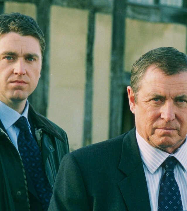"Inspector Barnaby - Unglücksvögel": DS Gavin Troy (Daniel Casey) und DCI Tom Barnaby (John Nettles) in Großaufnahme.