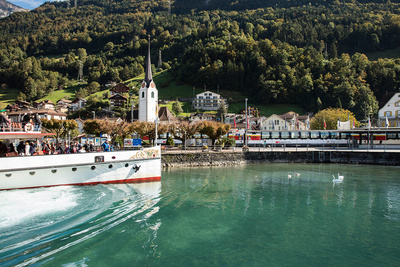 Traumhafte Bahnstrecken der Schweiz: Im "Gotthard<br/>Panorama Express" vom Vierwaldstättersee ins Tessin