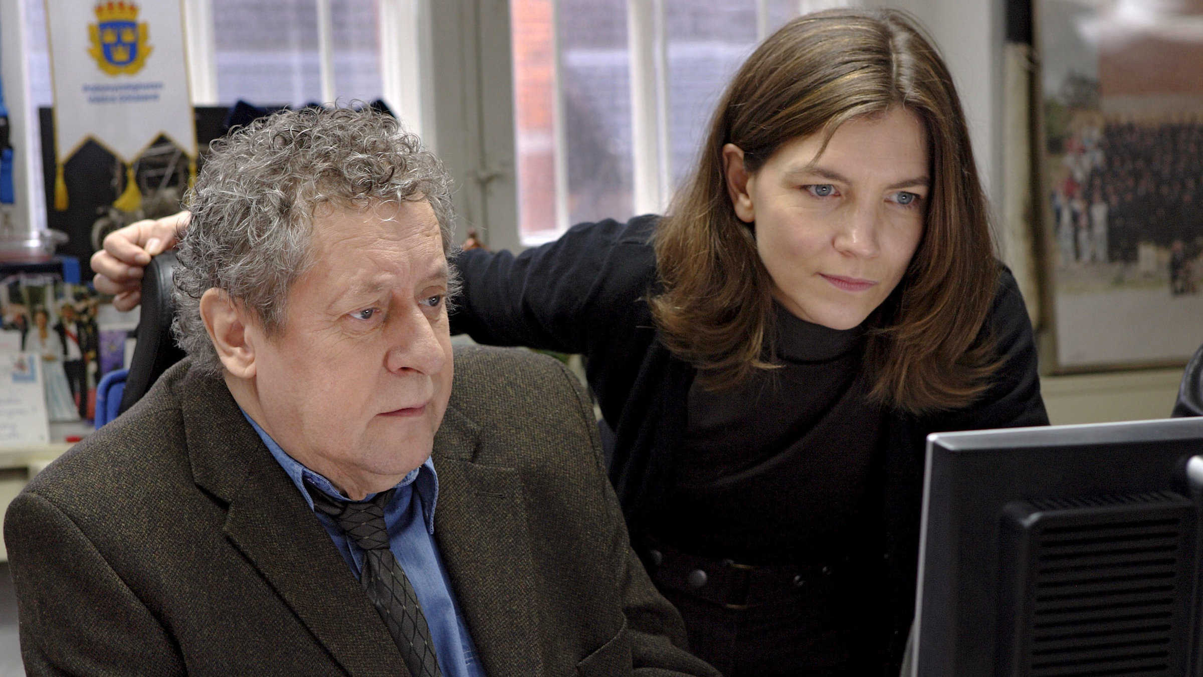 "Irene Huss, Kripo Göteborg - Der tätowierte Torso" - Irene Huss (Angela Kovacs) und ihr Chef Sven Andersson (Lars Brandeby)