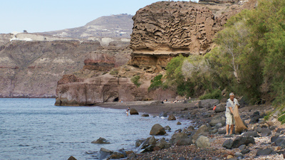 Strände Europas: Santorin