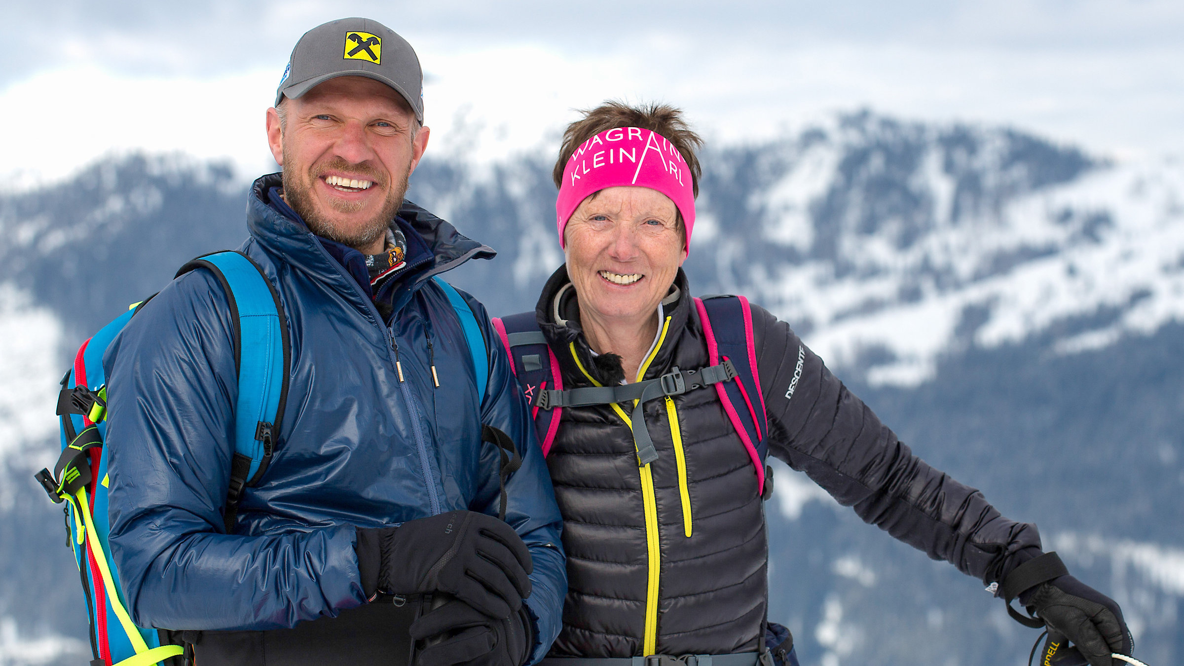 "Naturjuwel Salzburg" - Hermann Maier und Annemarie Moser Pröll auf Skitour in der Region Kleinarl-Wagrain.