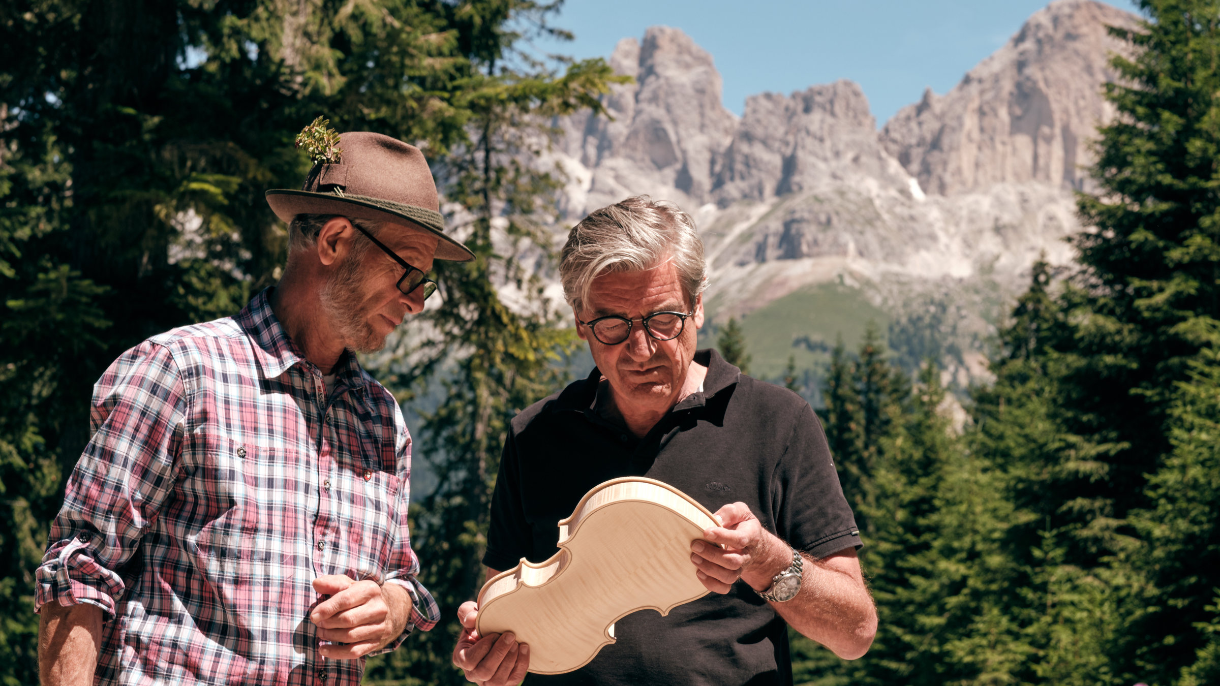 ""Gernstl unterwegs in den Süden - Von den Dolomiten zum Gardasee": Geigenbauer Paul Lijsen und Franz Xaver Gernstl