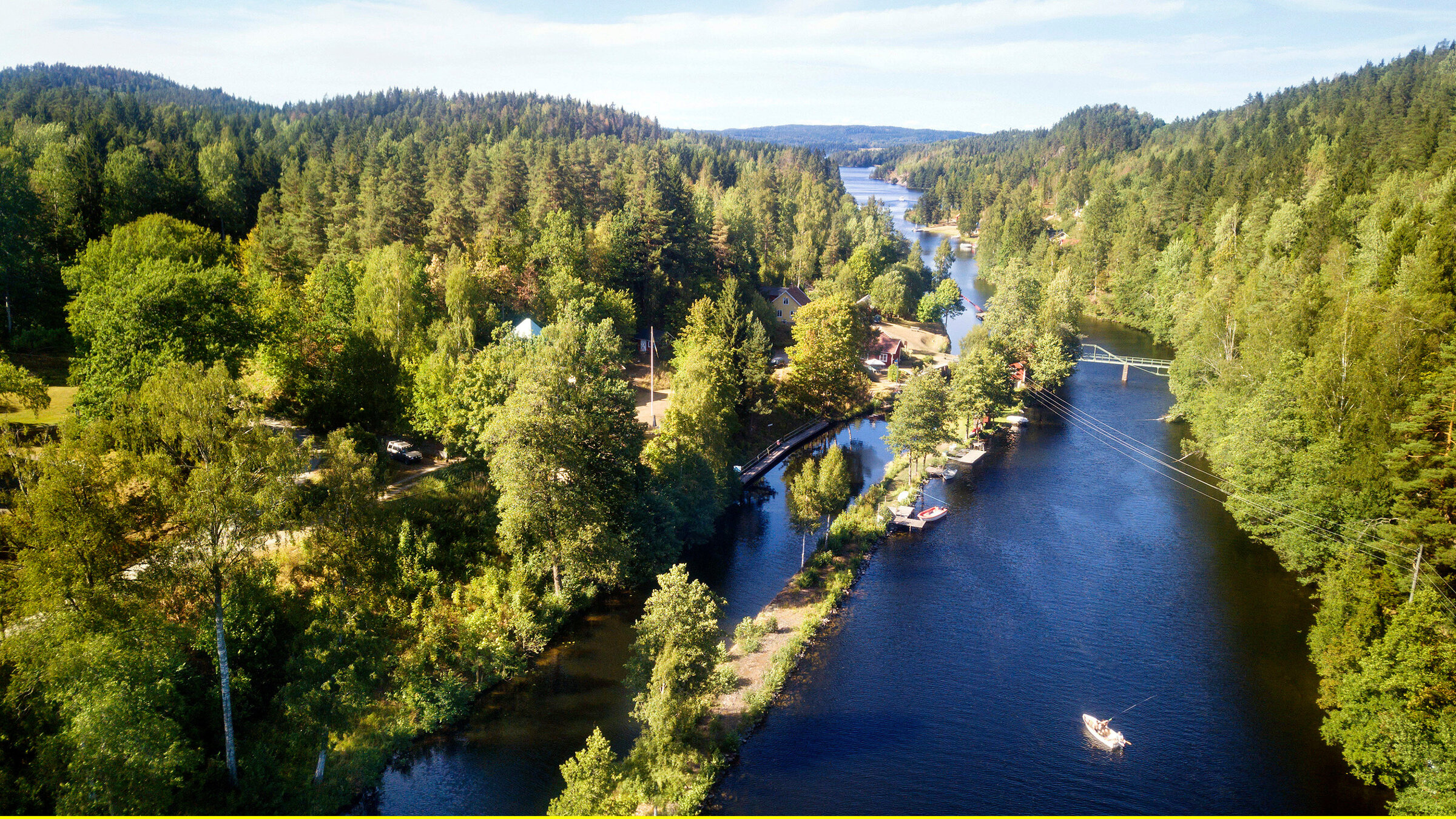 "Auf dem Wasser durch den Norden: Schwedens Seenland": Der Dalslands Kanal ist 12 Kilometer lang und verbindet die Seen in Schwedens wasserreichsten Region.