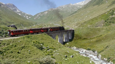 Spektakuläre Bergbahnen der Schweiz II:<br/>"Furka-Bergstrecke" - Die Gemütliche