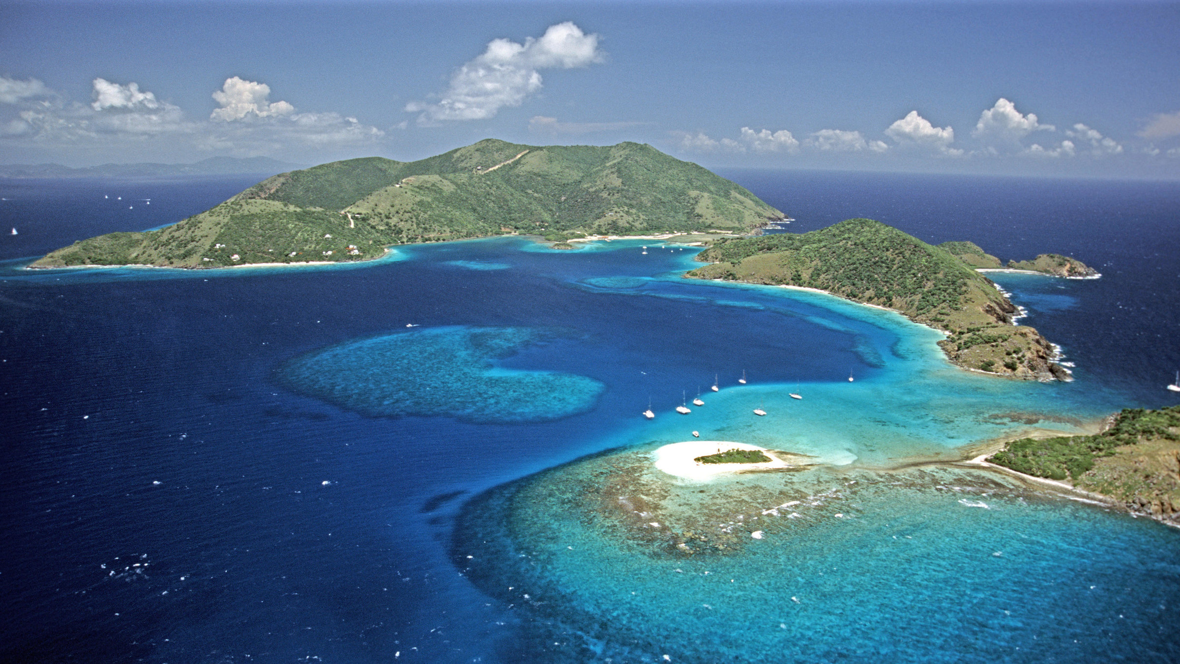 "Wunder der Karibik - Die Trauminseln": Blick von oben: Britische Jungferninsel