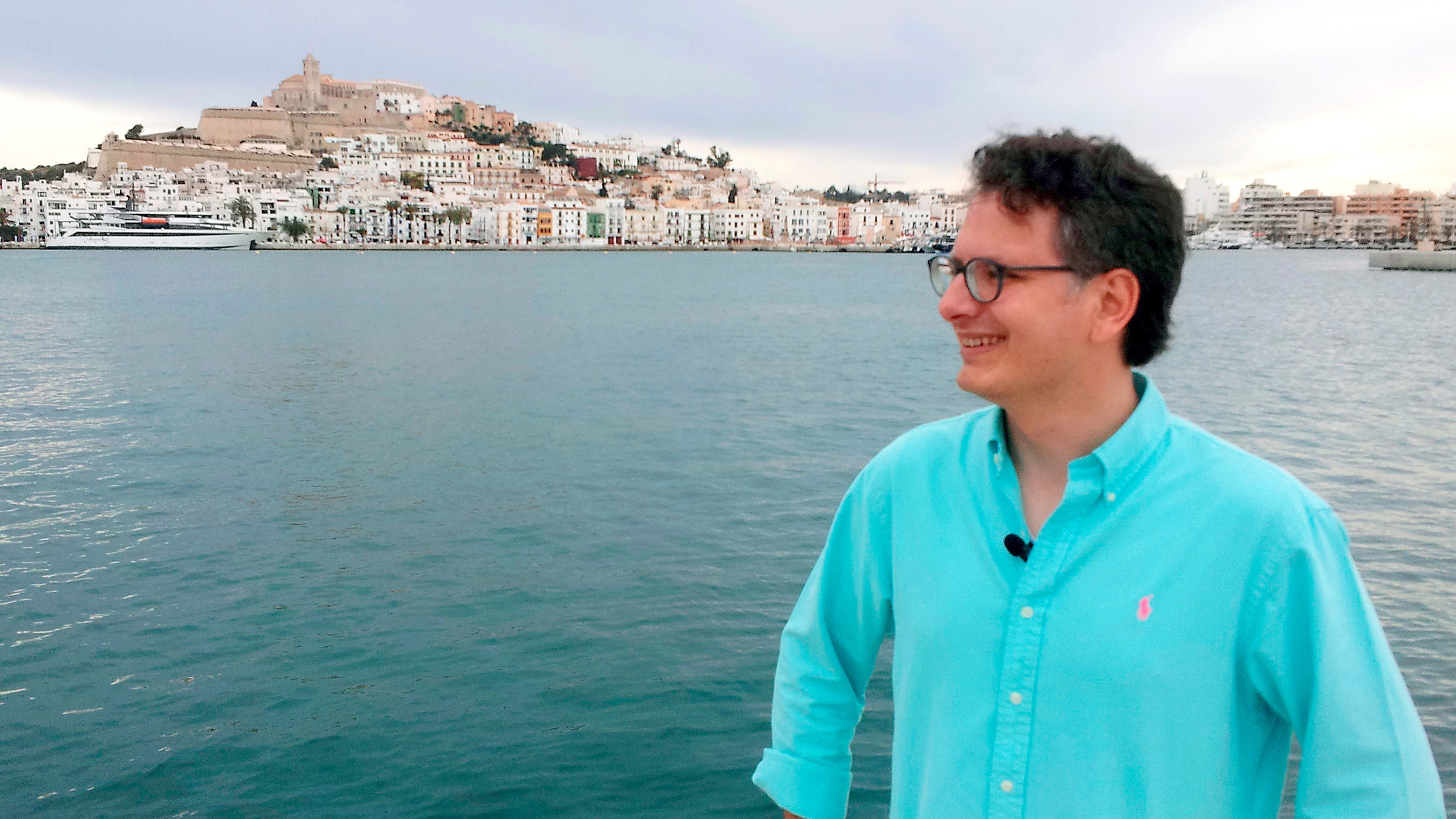 "Ibiza, da will ich hin!": Michael Friemel vor Ibiza Stadt