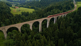 Traumhafte Bahnstrecken der Schweiz II:<br/>Im "Voralpen-Express" von St. Gallen nach Luzern