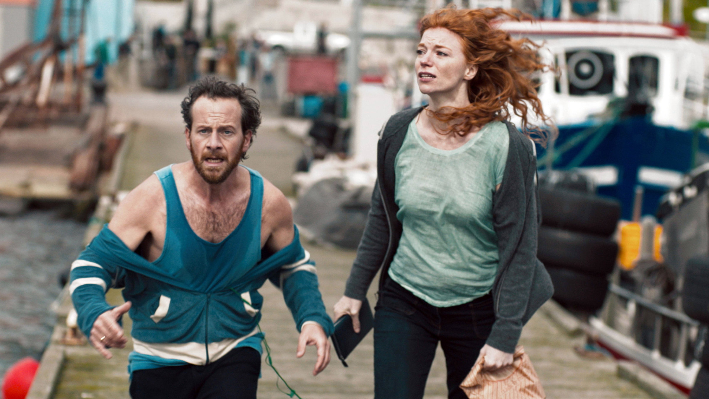 "Sanft schläft der Tod": Anja (Marleen Lohse) und Frank (Fabian Busch) suchen verzweifelt ihre entführten Kinder.