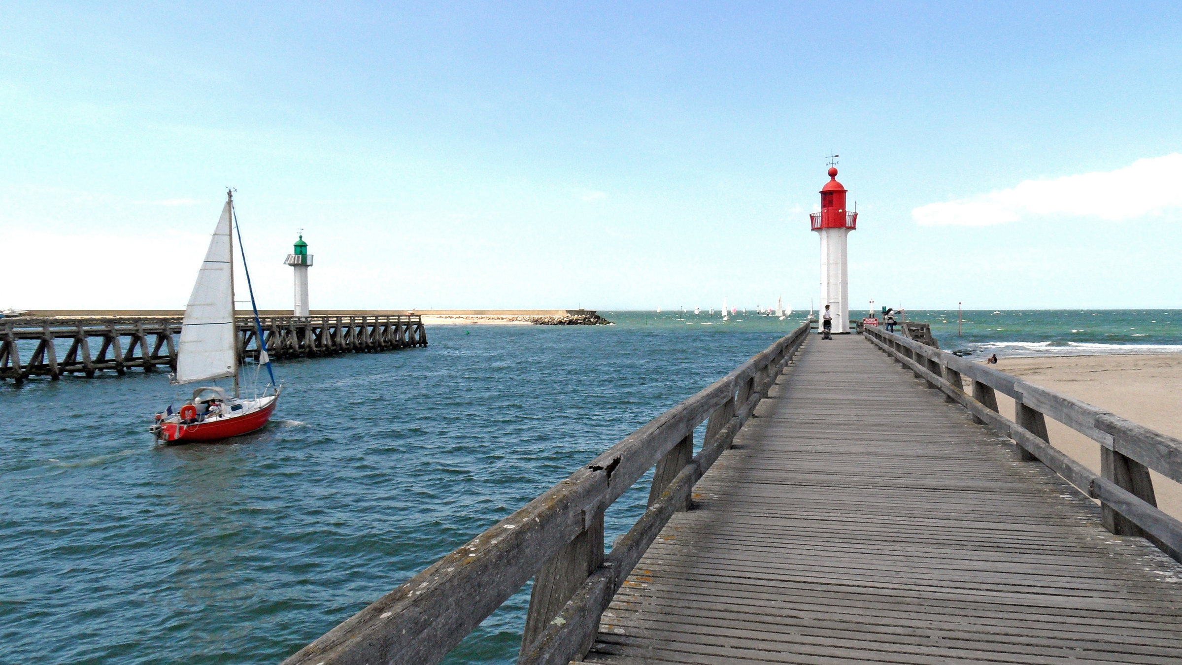 "Normandie, da will ich hin!": Leuchtturm von Trouville
