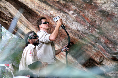 Die sprechenden Felsen der Aborigines