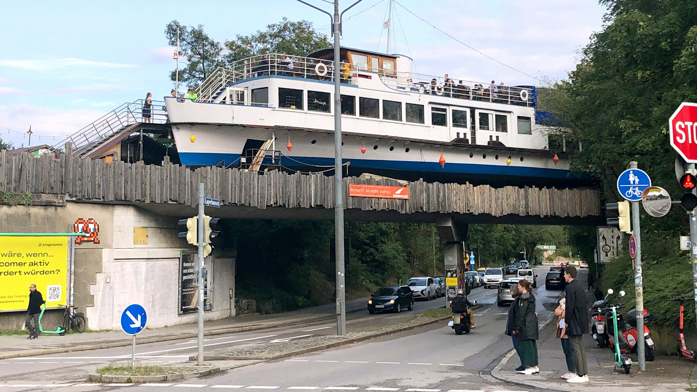 "München, da will ich hin!": Alte Utting (Restaurantschiff).