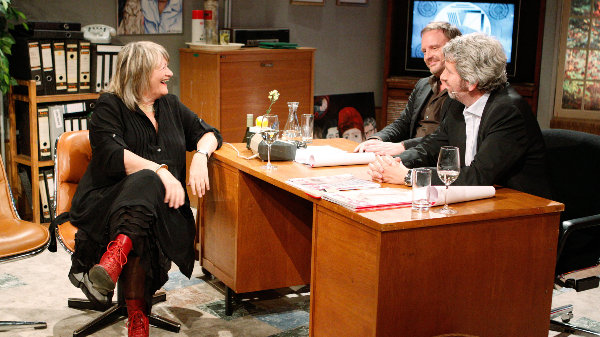 "Willkommen Österreich - Gäste, Gäste, Gäste": Alice Schwarzer, Christoph Grissemann, Dirk Stermann