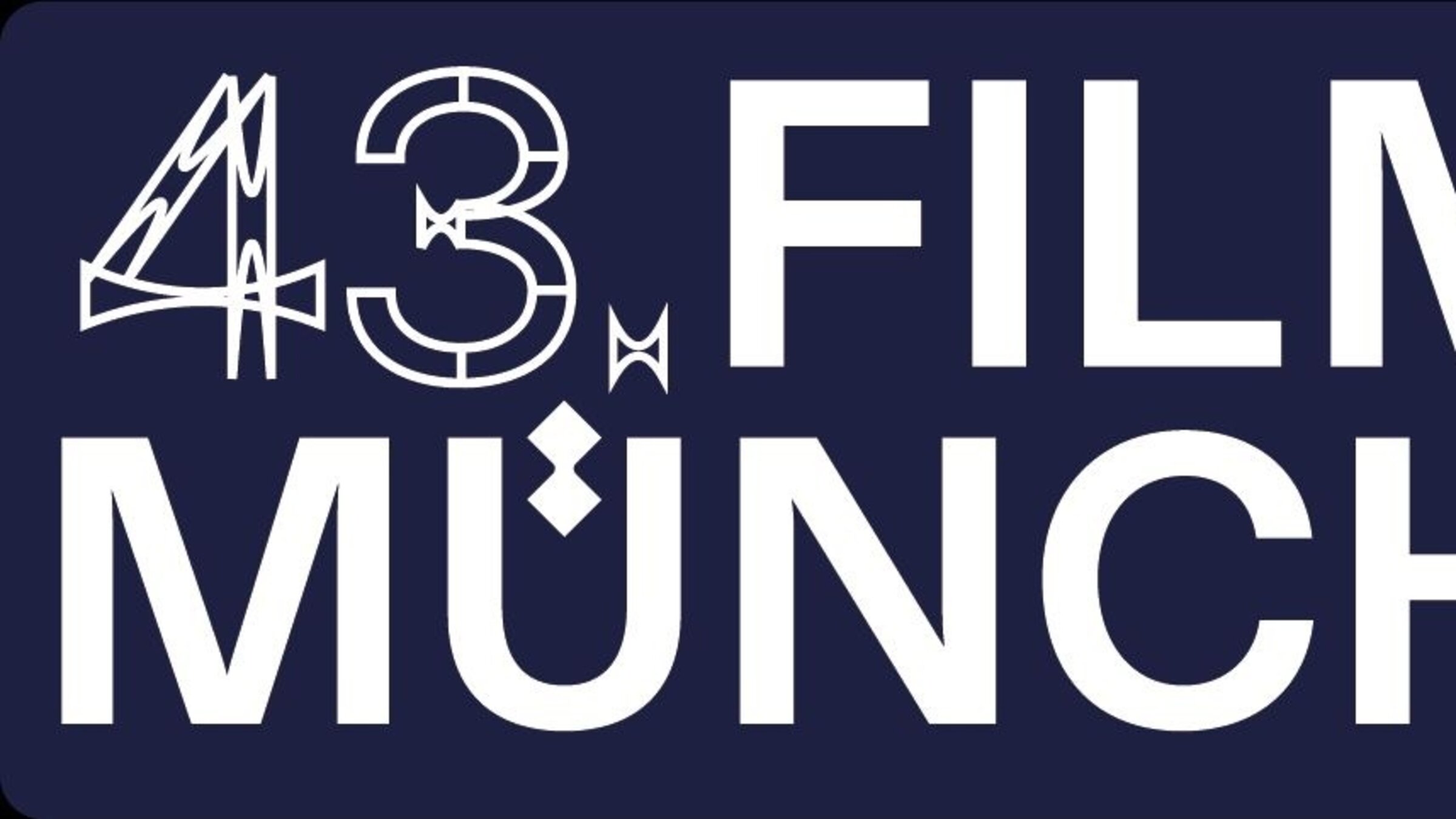 "kinokino extra: Filmfest München 2026": Logo zum 43. Filmfest München 2026.
