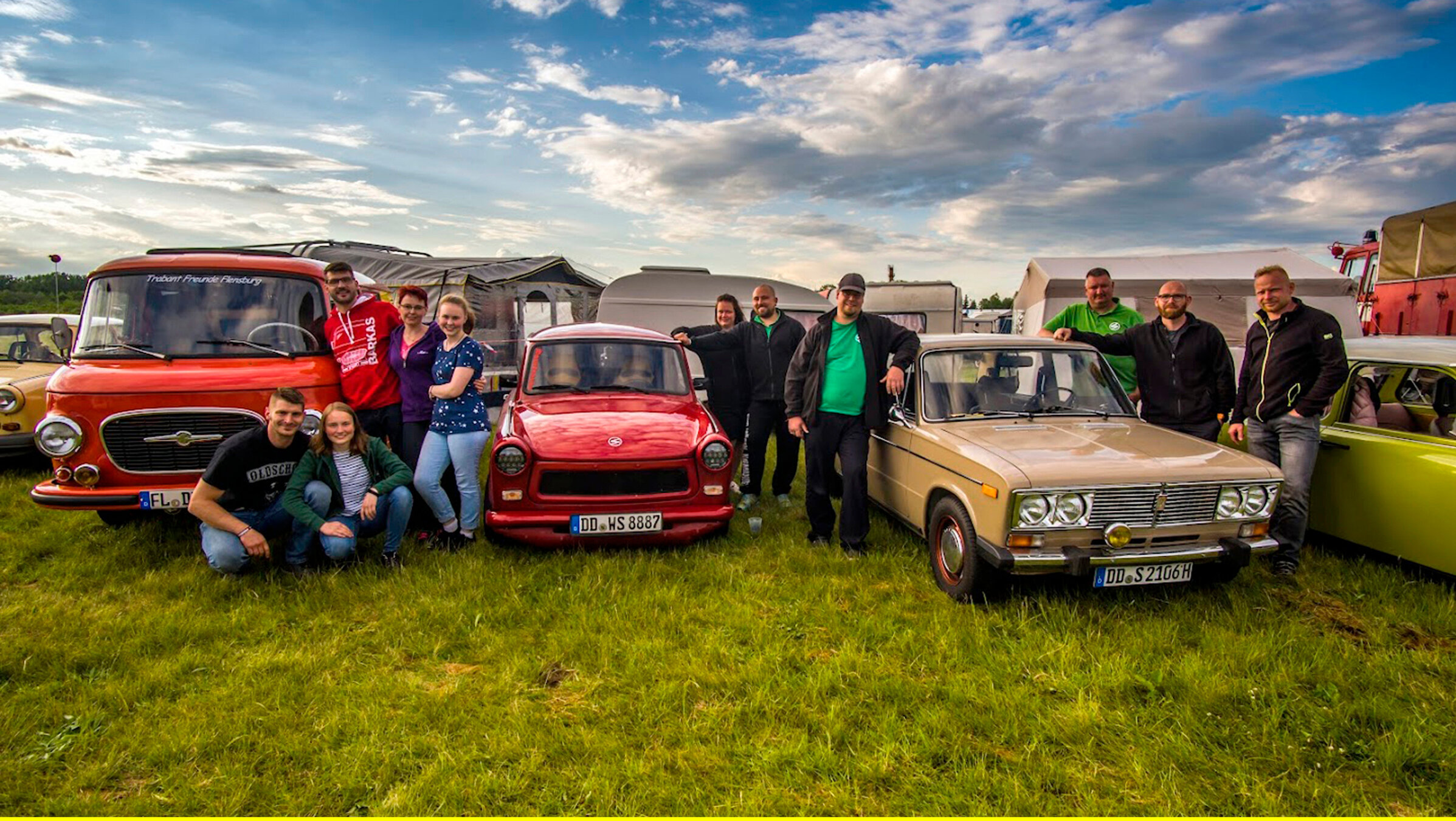 "Die Nordreportage: Go Trabi & Co": Trabi-Treffen in Anklam 2023.