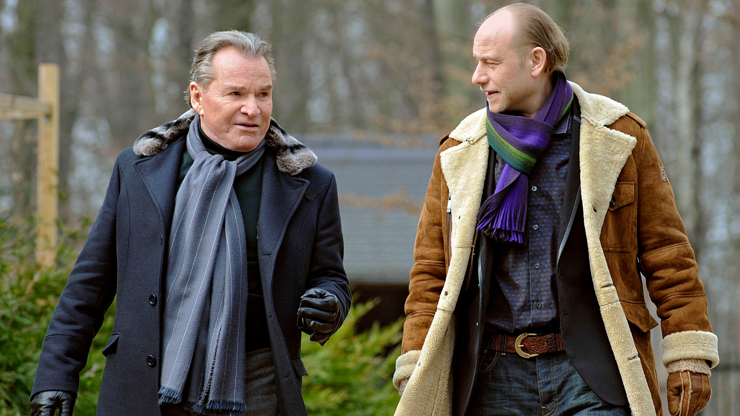 "Lindburgs Fall": Peter Lindburg (Fritz Wepper) und sein treuer Kollege Mike Häusl (Bernd Michael Lade, recht) sind nicht nur in ihrer TV-Krimiserie ein eingespieltes Team.