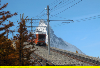 Mit dem Zug zum Matterhorn