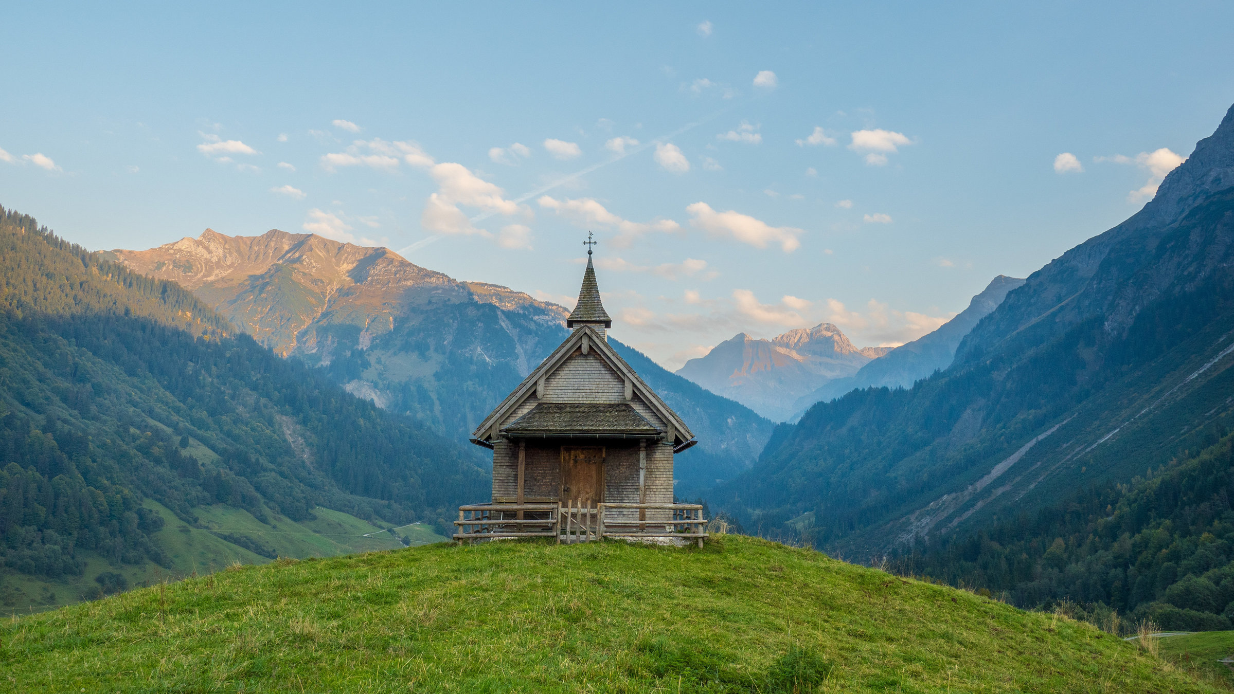 "Der Geschmack Europas: Bregenzerwald" - Eine Kapelle in den Bergen rund um den Bregenzer Wald