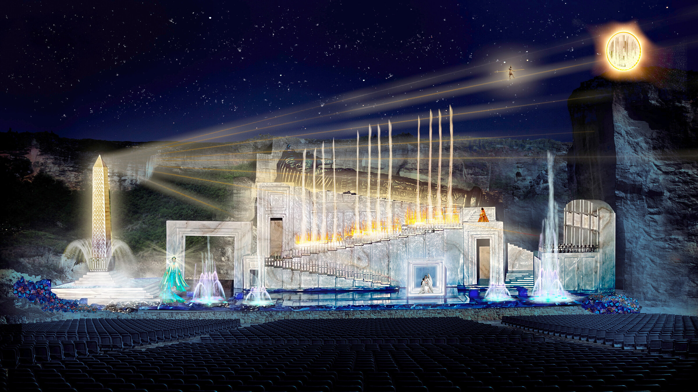 "Aida": Bühnenbild.