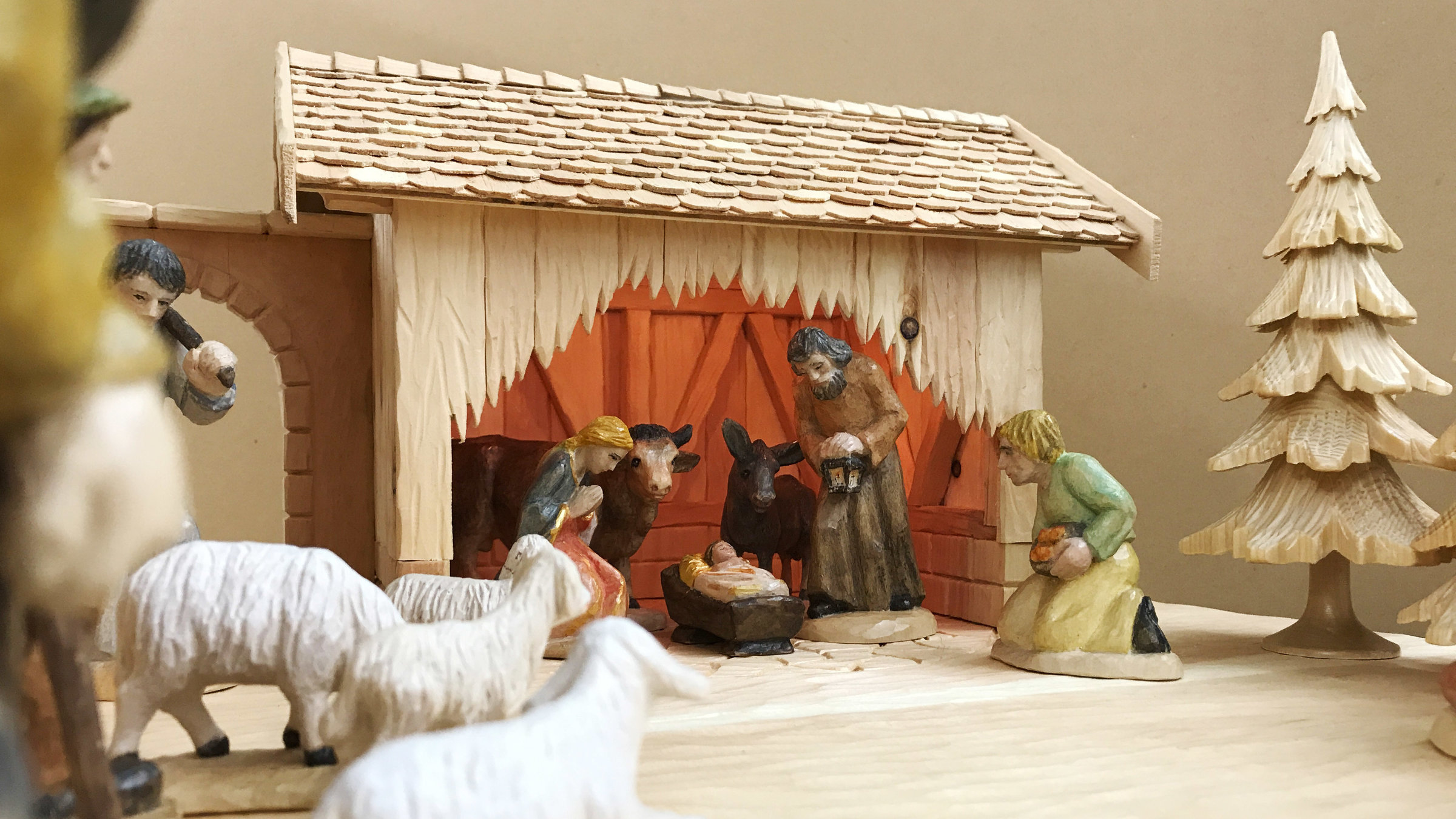 "Eine Krippe fürs Museum": eine Krippe