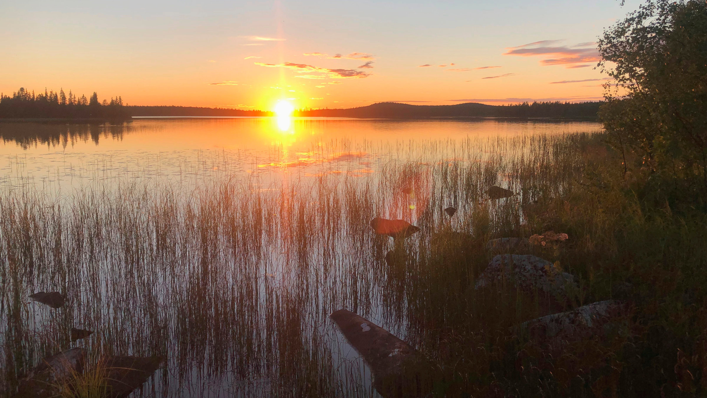 "Finnland - Wo das Glück zuhause ist": Blick auf die Region Muonio (Lappland).