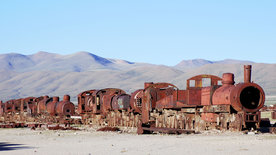Zug um Zug: Pünktlichkeit Japan<br/>und Eisenbahnfriedhof Bolivien