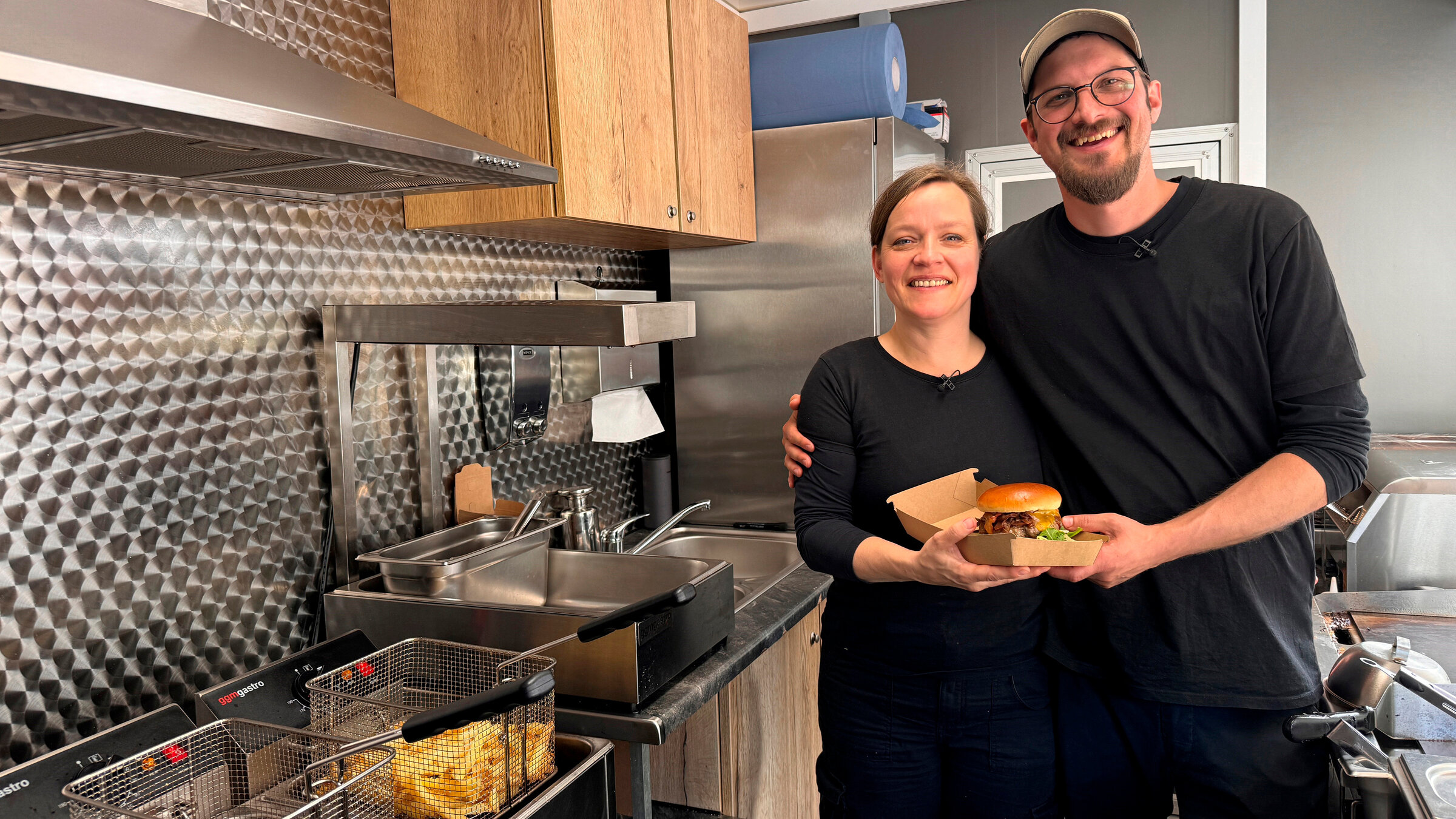 "Kochstories: Fast Food im hessischen Hinterland": Peggy und Mathias von den Hillbillys.