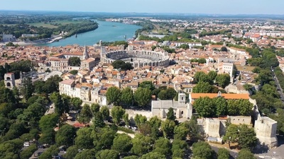 Südfrankreich von oben